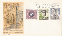 FDC - SERIE TURISTICA - AÑO 1967 - Nº EDIFIL 1803-07 - FDC