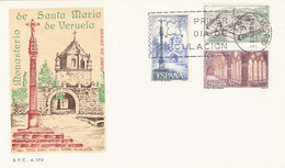 FDC - MONAST.VERUELA - AÑO 1967 - Nº EDIFIL 1834-36 - FDC