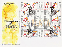 FDC - DEPORTES - AÑO 1995 - Nº EDIFIL 3364-77 - FDC