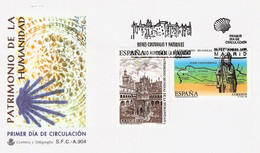 FDC - PATRIMONIO HUMANI - AÑO 1995 - Nº EDIFIL 3390-91 - FDC