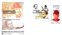 FDC - PERSONAJES ESPAÑOLES - AÑO 1998 - Nº EDIFIL 3546-47 - FDC