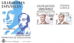 FDC - GRABADORES ESPAÑOLES - AÑO 1998 - Nº EDIFIL 3550-51 - FDC