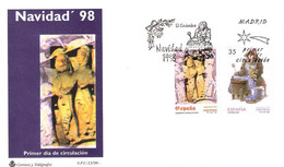 FDC - NAVIDAD - AÑO 1998 - Nº EDIFIL 3596-97 - FDC