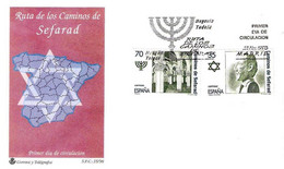 FDC - CAMINOS DE SERAFAT - AÑO 1998 - Nº EDIFIL 3601-03 - FDC