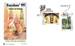 FDC - AÑO COMPOSTELANO - AÑO 1999 - Nº EDIFIL 3617-18 - FDC