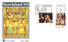 FDC - NAVIDAD - AÑO 1999 - Nº EDIFIL 3685-86 - FDC