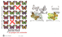 FDC - FAUNA ESPAÑOLA - AÑO 2000 - Nº EDIFIL 3694-95 - FDC