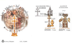 FDC - EDADES DEL HOMBRE - AÑO 2000 - Nº EDIFIL 3700-01 - FDC