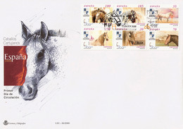 FDC - EXPOSICION FILATELICA ESPAÑA 2000 - AÑO 2000 - Nº EDIFIL 3723-28 - FDC