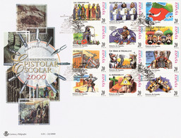 FDC - CORRESPONDENCIA EPISTOLAR - AÑO 2000 - Nº EDIFIL 3744-55 - FDC