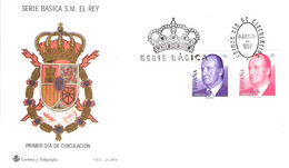 FDC - JUAN CARLOS I - AÑO 2001 - Nº EDIFIL 3792-3794 - FDC