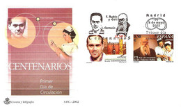 FDC - CENTENARIOS - AÑO 2002 - Nº EDIFIL 3894-95 - FDC