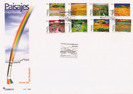 FDC - PAISAJES - AÑO 2003 - Nº EDIFIL 3969-76 - FDC