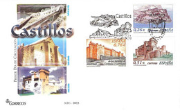 FDC - CASTILLOS - AÑO 2003 - Nº EDIFIL 3986-88 - FDC