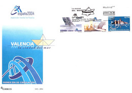 FDC - MUNDIAL FILATELIA ESPAÑA 2004 - AÑO 2004 - Nº EDIFIL 4092-93 - FDC