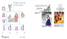 FDC - NAVIDAD - AÑO 2004 - Nº EDIFIL 4128-29 - FDC