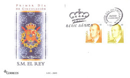 FDC - JUAN CARLOS I - AÑO 2005 - Nº EDIFIL 4142-47 - FDC