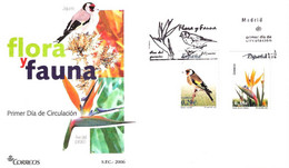 FDC - FLORA Y FAUNA - AÑO 2006 - Nº EDIFIL 4214-18 - FDC