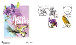 FDC - FLORA Y FAUNA - AÑO 2006 - Nº EDIFIL 4215-19 - FDC