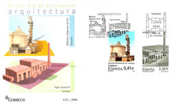 FDC - ARQUITECTURA - AÑO 2006 - Nº EDIFIL 4244-45 - FDC