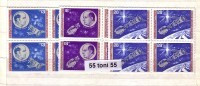 1975 American-Soviet Space - Apollo-Soyuz 3v.-MNH  Block Of Four Bulgaria / Bulgarie - Poste Aérienne