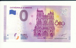 Billet Touristique 0 Euro - CATHEDRALE D'AMIENS - 2020-2 - UEHX - N° 144 - Autres & Non Classés