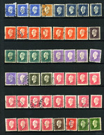 Lot De 48 Timbres Oblitérés Type MARIANNE DE DULAC N°682 à 694 + 13 Timbres ARC DE TRIOMPHE - Pour études - 1944-45 Marianne Of Dulac