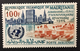 1962 - Mauritania - 1st Anniversary Of The Admission To The UN - New - Mauritanie (1960-...)