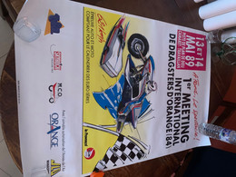 Affiche 1er Meeting Dragsters D’Orange - Automobile - F1