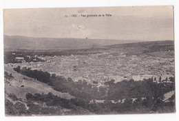 Carte Postale 1920 Fez. Vue Generale De La Ville , Pour Institut Botanique Université De Montpellier - Fez