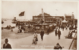 SOUTHSEA - 'VICTORY' ANCHOR AND CLARENCE PIER - Southsea