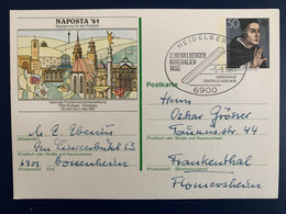 Bund, Sonderpostkarte, MiNr. PSo6 NAPOSTA 81, Stuttgart - Briefe U. Dokumente