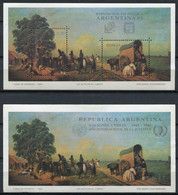 Argentine - 1985 - Yt BF 31 Et 32 ** - Exposition PhilatélIque - Sans Et Avec Surcharge UNESCO - Unused Stamps