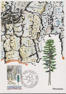 1986 Liechtenstein MC 70 Mi: LI 913°, Y&T: LI 854°, ZNr. LI 853°, Baumrinden, Weisstanne - Andere & Zonder Classificatie