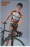 CYCLISME .  Carte Postale De Sara SAVINO.  Equipe Edil Savino 2001 . - Cyclisme