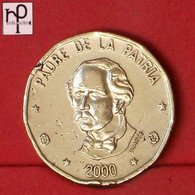 DOMINICANA REPUBLIC 1 PESO 2000 -    KM# 80,2 - (Nº52996) - Dominicana