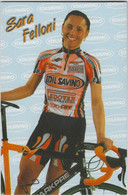 CYCLISME .  Carte De Sara  FELLONI  Equipe Edil Savino 2002 . - Cyclisme