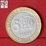 DOMINICANA REPUBLIC 5 PESOS 2002 -    KM# 89 - (Nº53001) - Dominicana