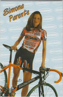 CYCLISME .  Carte De Simona  PARENTE  Equipe Edil Savino 2002 . - Cyclisme