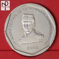 DOMINICANA REPUBLIC 25 PESOS 2005 -    KM# 107 - (Nº53005) - Dominicaine