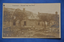 Vosselaere 1920: Ruinen Van Het Dorp. Animée Et Rare - Vorselaar