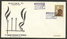 Portugal Cachet A Date Expo Collection Boîtes Allumettes 1971 Matosinhos Event Pmk Matches Matchbook Collector Expo - Flammes & Oblitérations