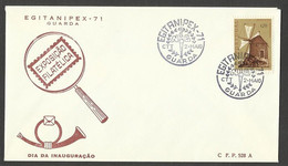 Portugal Cachet A Date Expo Philatelique Guarda 1971 Event Postmark Philatelic Expo - Maschinenstempel (Werbestempel)