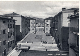 ISERNIA - RIONE LAMARO - ANIMATA - BAMBINI - AUTO E CAMION D'EPOCA - CARTOLINA FG SPEDITA NEL 1956 - Isernia