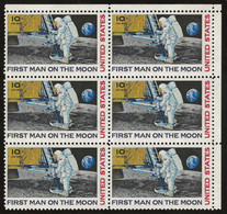BLOC OF 6 / 10c FIRST MAN ON THE MOON / ** / USA - Nuevos