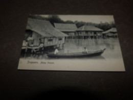 Carte Postale Singapore Malay Houses Singapour - Singapour