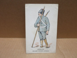 GUERRE 1914-18 Carte Illustrée Soldat Russe Cosaque  Par LC - Guerre 1914-18