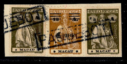 ! ! Macau - 1931 Ceres Stamps - Af. 210 & 262 - Used (PAQUEBOT Cancel) - Oblitérés