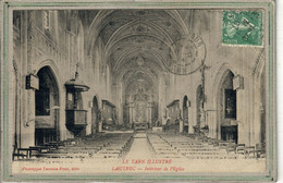 CPA - (81) LAUTREC - Aspect De L'intérieur De L'Eglise En 1907 - Lautrec