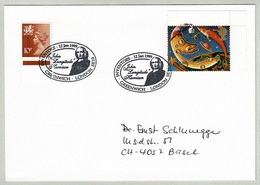 Grossbritannien / United Kingdom 1999, Brief Greenwich London - Basel (Schweiz), John Longitude Harrison, Uhrmacher - Horlogerie